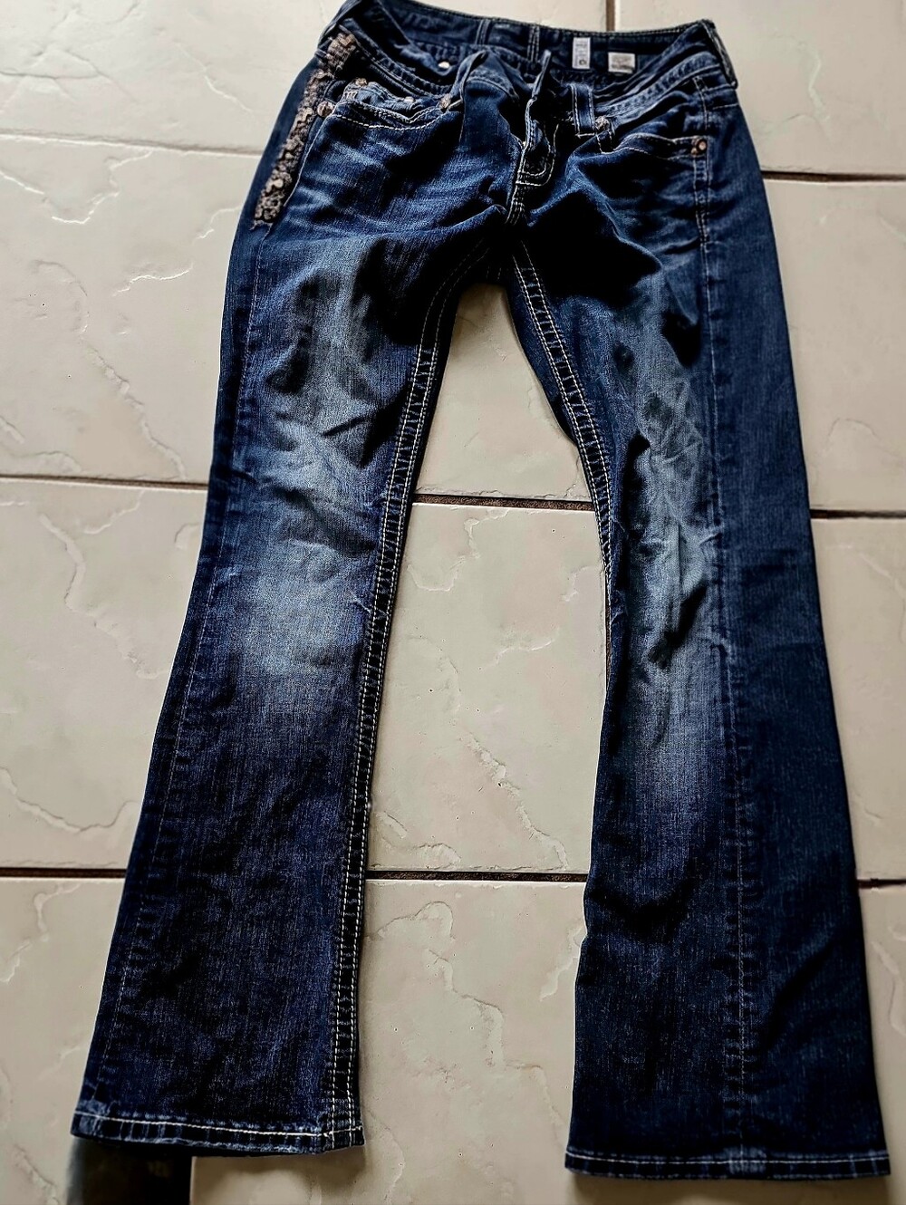 Miss Me Women's Dark Blue Bootcut Jeans